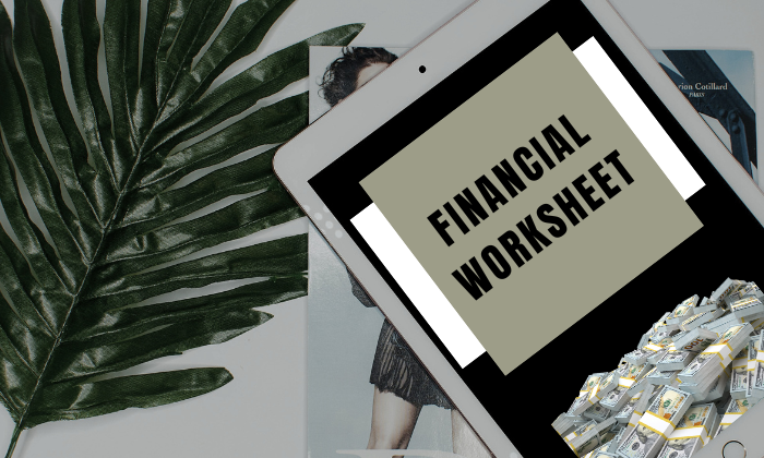 finance worksheet for spa business owners